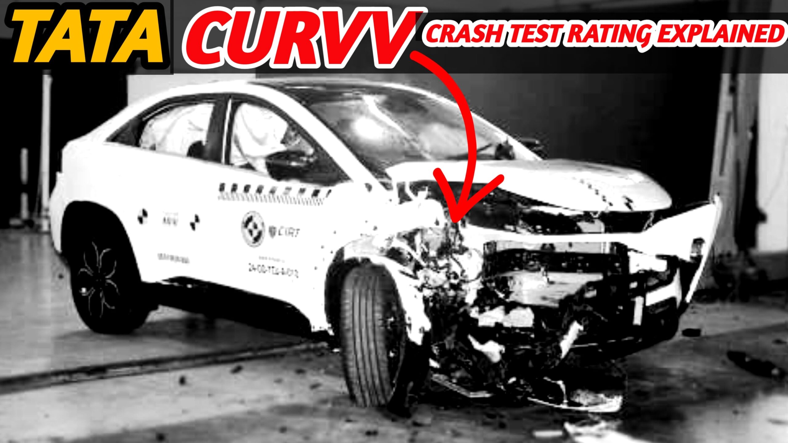 tata curvv ICE crash test, safety rating Explained hindi